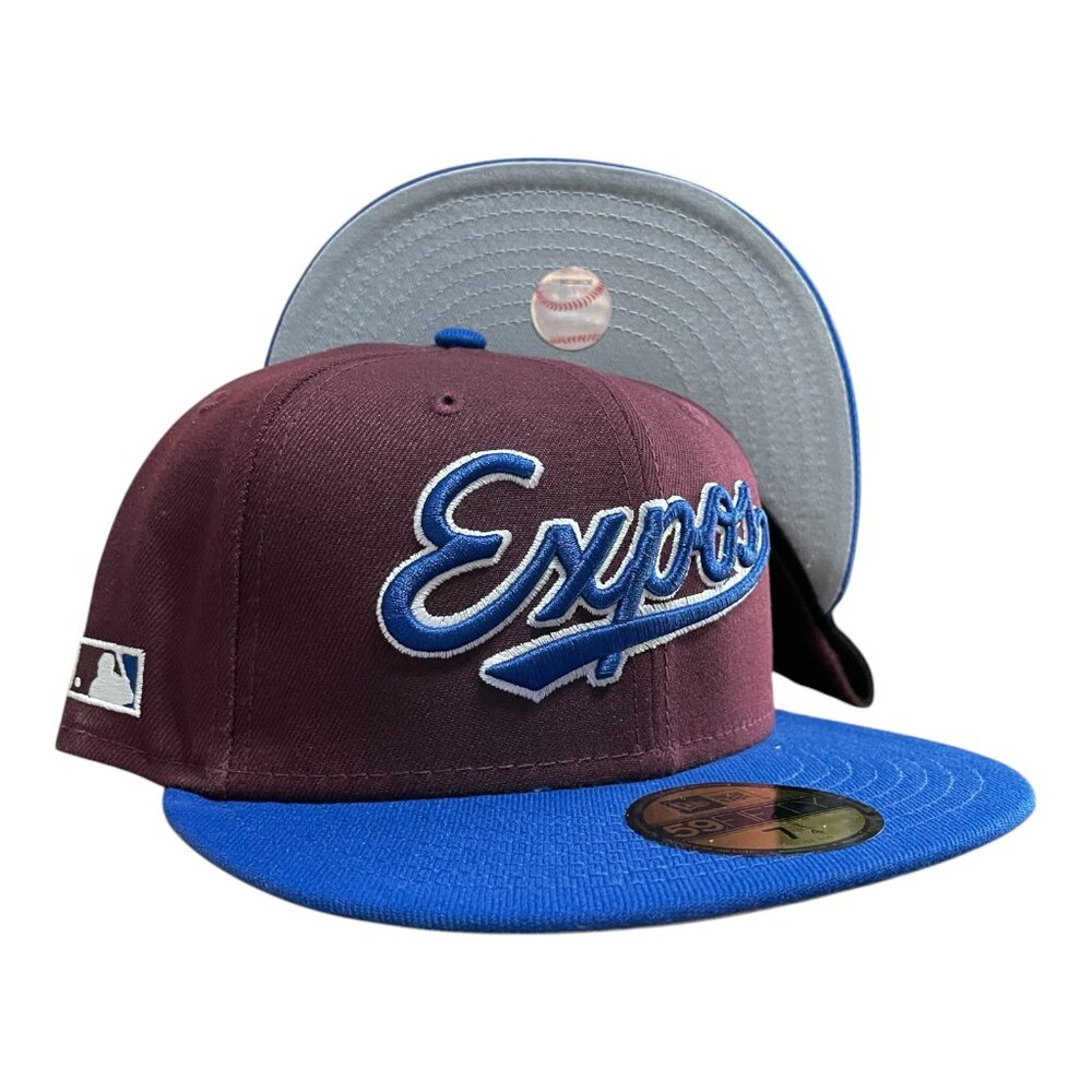 New Era Montreal Expos Retro 59FIFTY Fitted Hat Cap Batterman Patch